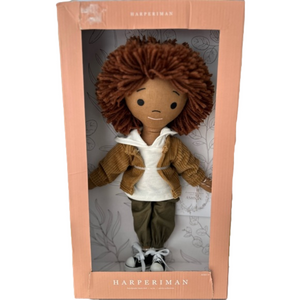 HarperIman Ashton Handmade Doll 14” Linen Petite Collection NEW with box